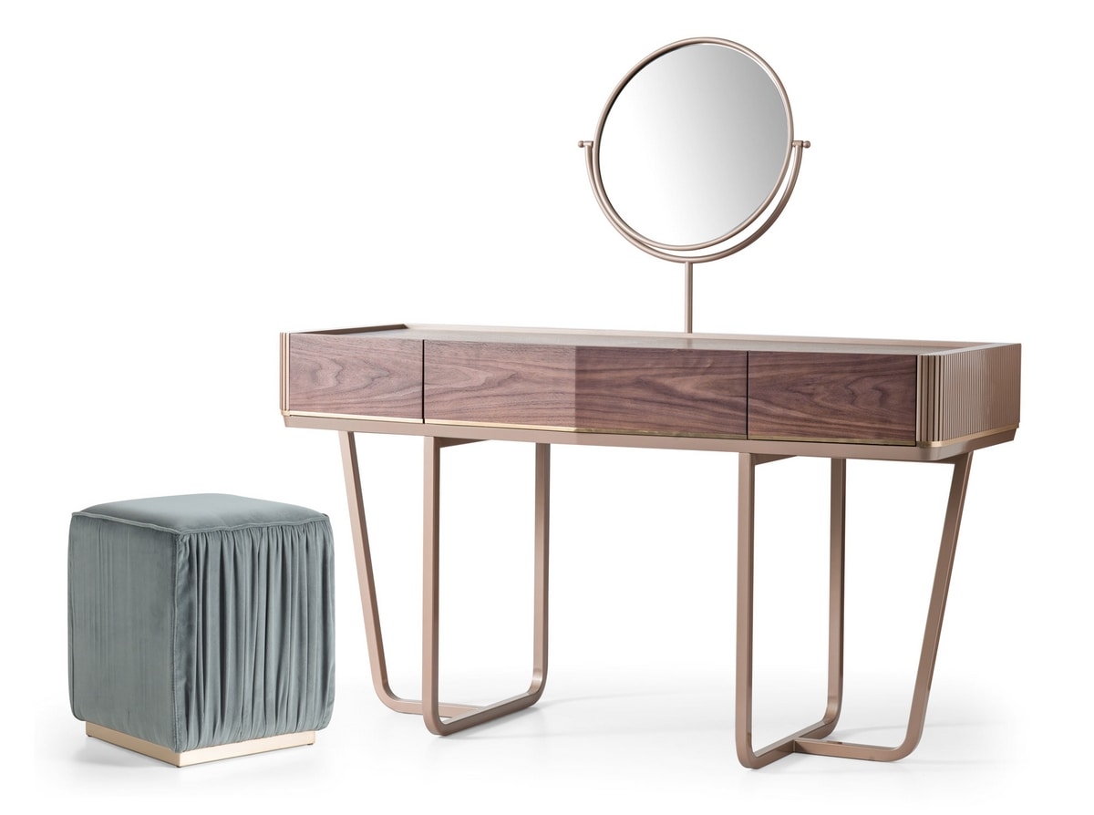 Beverly Art. 799, Dressing table with round swivel mirror