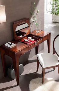 Linda, Wooden dressing table with mirror