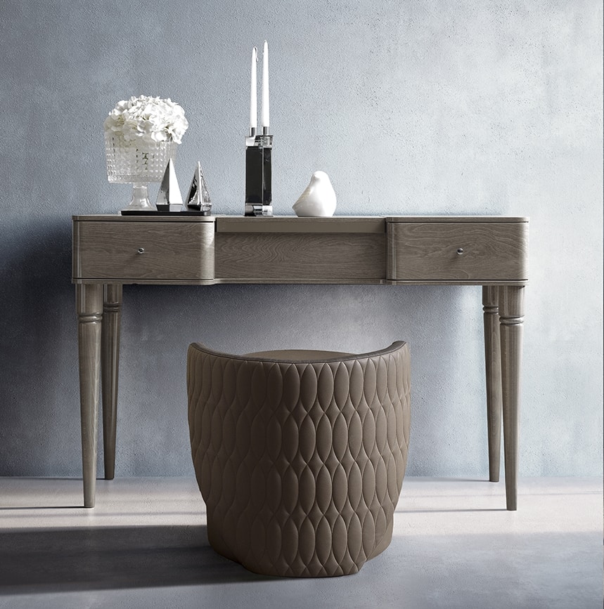 Dressing table with hidden mirror deals