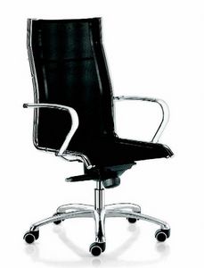 11509 Jolly, Office armchair in mesh, with high backrest
