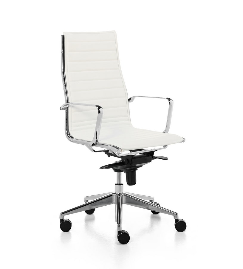 Aalborg Line 01, Executive chair with high backrest for office
