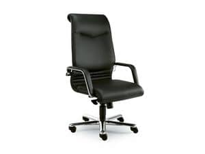 Elegance high executive 2812, Presidential office chair covered in leather