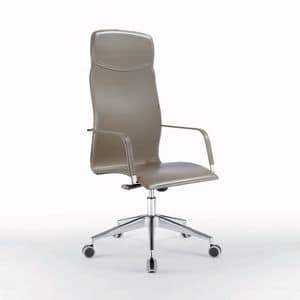 Lalla high, Office chair completely covered with leather