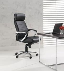 Plus, High chair for Directional office, adjustable armrests