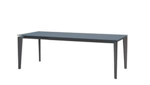 Akil, Extendable metal table for kitchens and dining rooms