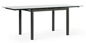 KOS, Table extendable on both sides, practical and modern