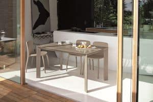 PULSAR 110 TA183, Rectangular table suitable for modern dining room
