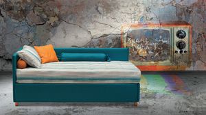 Antigua, Versatile bed covered in fabric