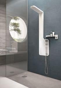 Plane, Shower column, modern and functional, for bathrooms
