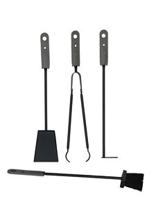 Mary, Iron tool for fireplace with shovel, poker, brush and spring
