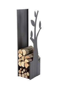 PLVAN 029, Tree-shaped log holder made of steel