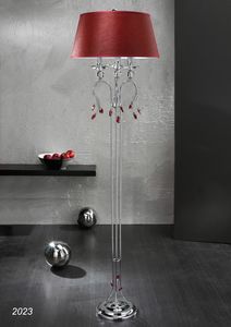 Art. 2023 Soiree, Floor lamp in chrome plated Brass with Crystal decors