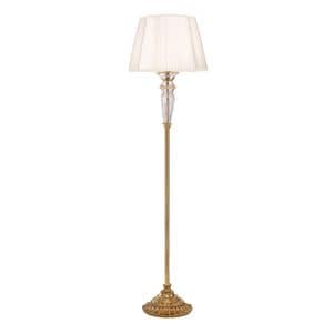 Art. 4795/P, Floor lamp, with silk pleated lampshade