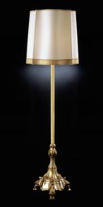 Art. Venere cp, Classic style floor lamp with brass base
