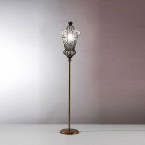 Babà Mp105-180, Blown glass floor lamp, with a Middle Eastern design