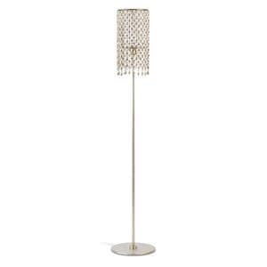 Gioia floor lamp, Floor lamps with glass cut diamond pendants