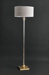 JACKIE HL1086FL-1, Ground lamp in brass with shade