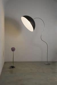 Mezza Luna floor lamp, Modern floor lamp ideal for office and residential environments