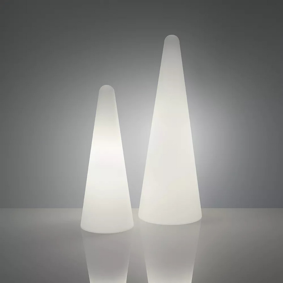Modern design pyramid floor lamp Slide Cono LP COF, Cone-shaped floor lamp