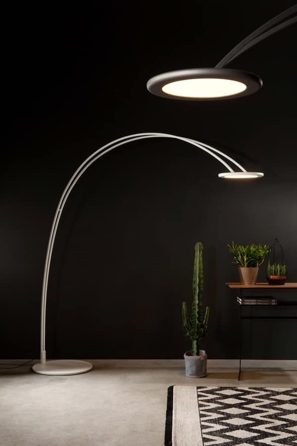 ODISSEA, Floor lamp, with arch shape, with minimal design