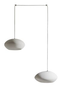 Pietro H6093S, Ceramic floor lamp, shaped like two stones