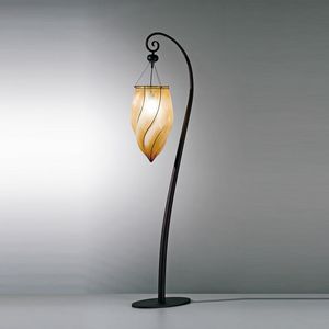 Pozzo Mp119-190, Floor lamp with blown glass diffuser