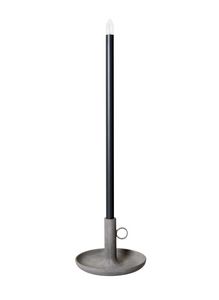 Settenani H7050B, Floor lamp, candle holder shaped, in concrete and metal