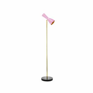 Wormhole Art. BB_WOR01p_3015, Light pink brass stand floor lamp