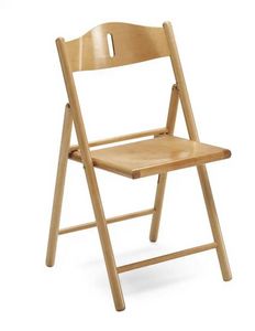 186 C, Lightweight folding wooden chair