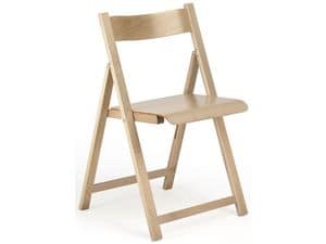 194, Lightweight chair, wooden, collapsible, for restaurant and home