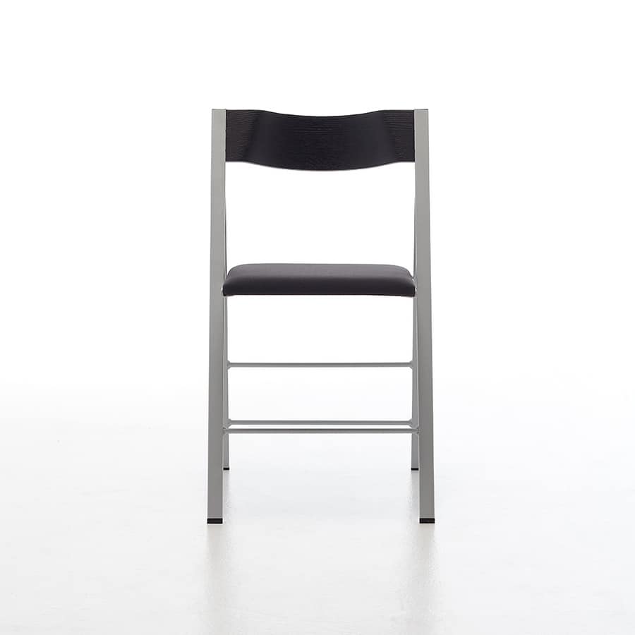 Pocket wood fabric, Space saving chair, foldable, ideal for catering and kitchen
