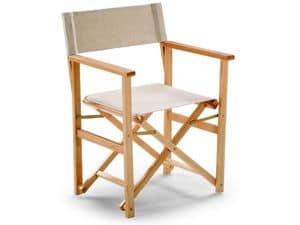 Regista D 11, Directors chair, lightweight, for terrace or beach house