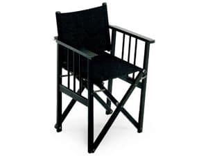 Regista D, Comfortable folding chair, for catering and conferences