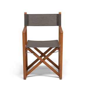 Regista IR-V, Versatile folding chair in iroko wood
