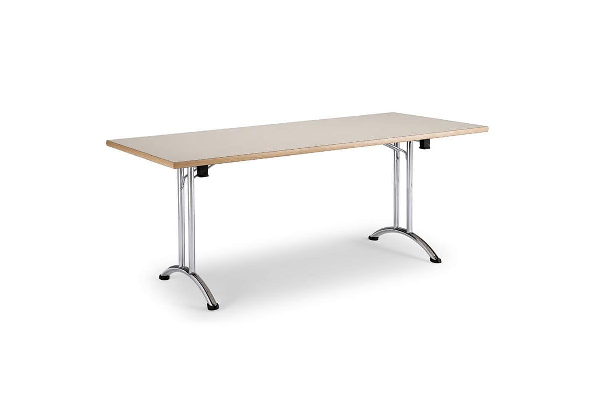 Arno 4 1635, Table with folding legs, with adjustable feet