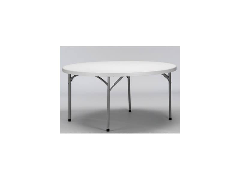 Resol.C - Beethoven, Round folding table, polyethylene top, for events