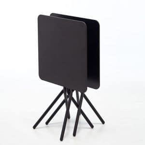 Clic Cloc, Folding tables, practical and space-saving, suitable for gardens, bars and restaurants