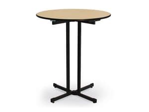 Ctf, Folding table with wooden top for catering