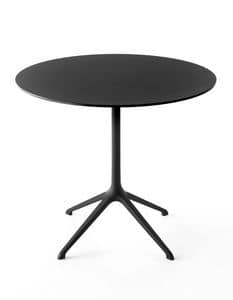 Elephant table rond, Round Design bar table, with 4-star base