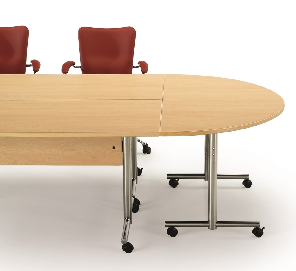 Flip-Top, Meeting tables, folding and with wheels