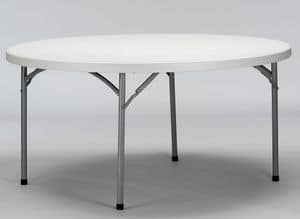 Resol.C - Verdi, Folding tables, practical, plastic top, for banquet