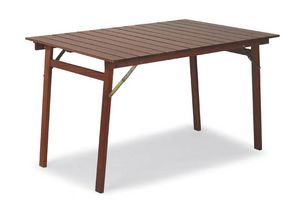 Table P 80x120, Rectangular table in beech, foldable