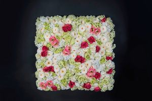 Rose Flower Wall, Decorative floral walls