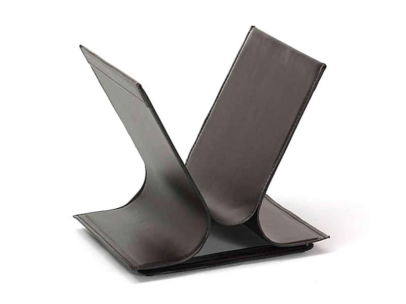 Vivo, Magazine rack entirely in leather, for waiting rooms