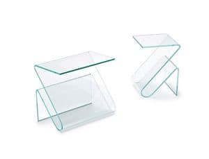 Zeta, Home shop complement, small table and magasine rack