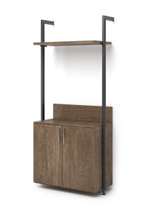Art. 30871 Cabinet with doors, Storage solution designed for hotel rooms and accommodation facilities