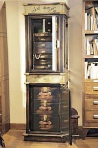 Art. 570, Steel cabinet with safe, in country-style