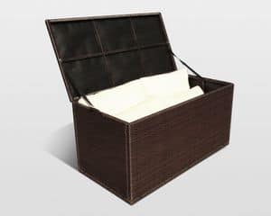 Outdoor rattan conteiner Storage box  CR142RAT, Cabinet in rattan for outdoors and terrace
