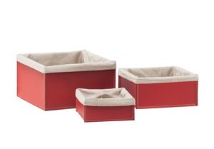 Ketty, Container in bonded leather, ideal for home