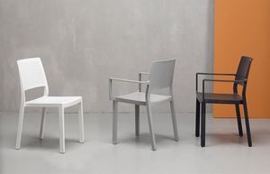 NINA S, Technopolymer chair for outdoor use
